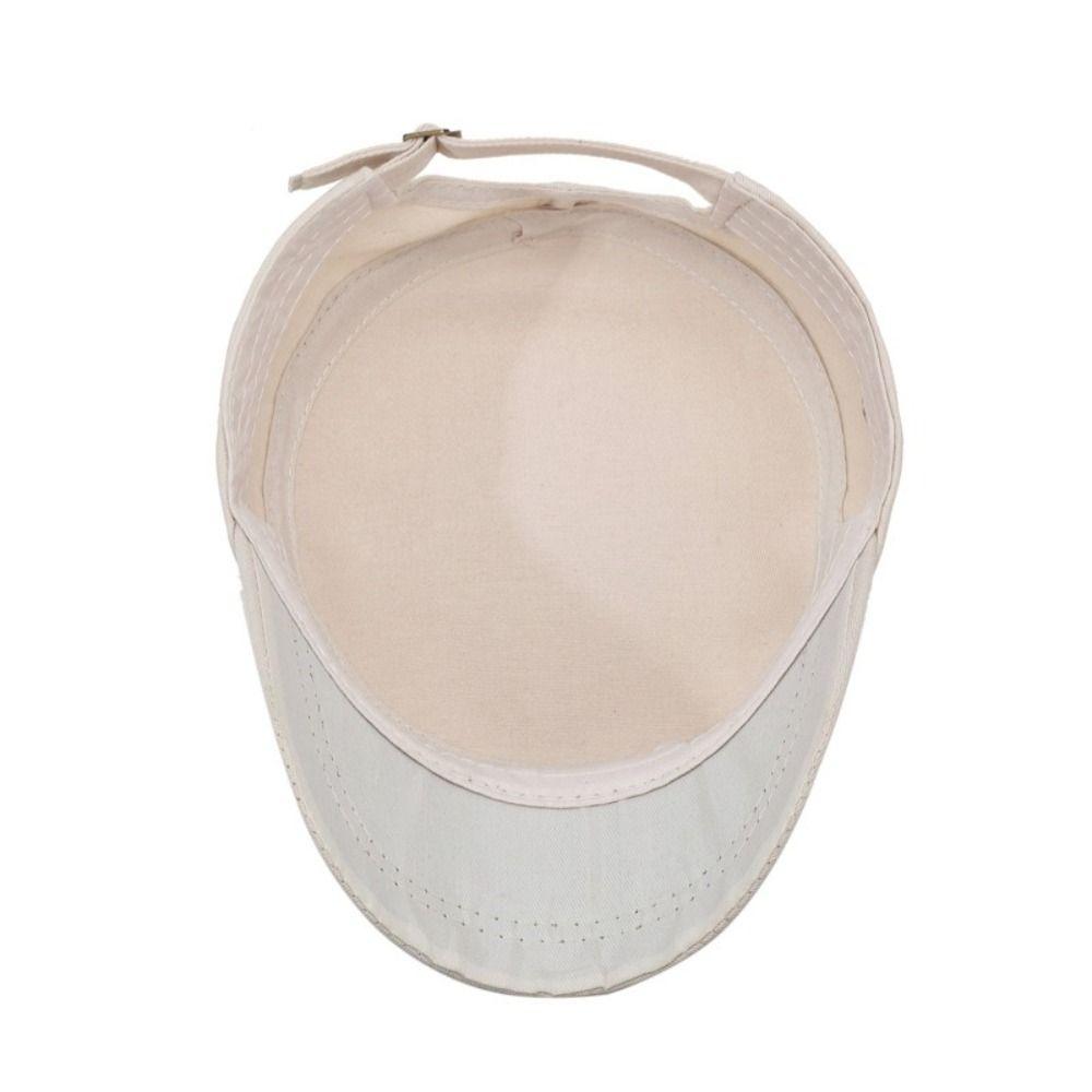 Adjustable Flat Hat Solid Color Duck Tongue Hat Fashion Casual Hat