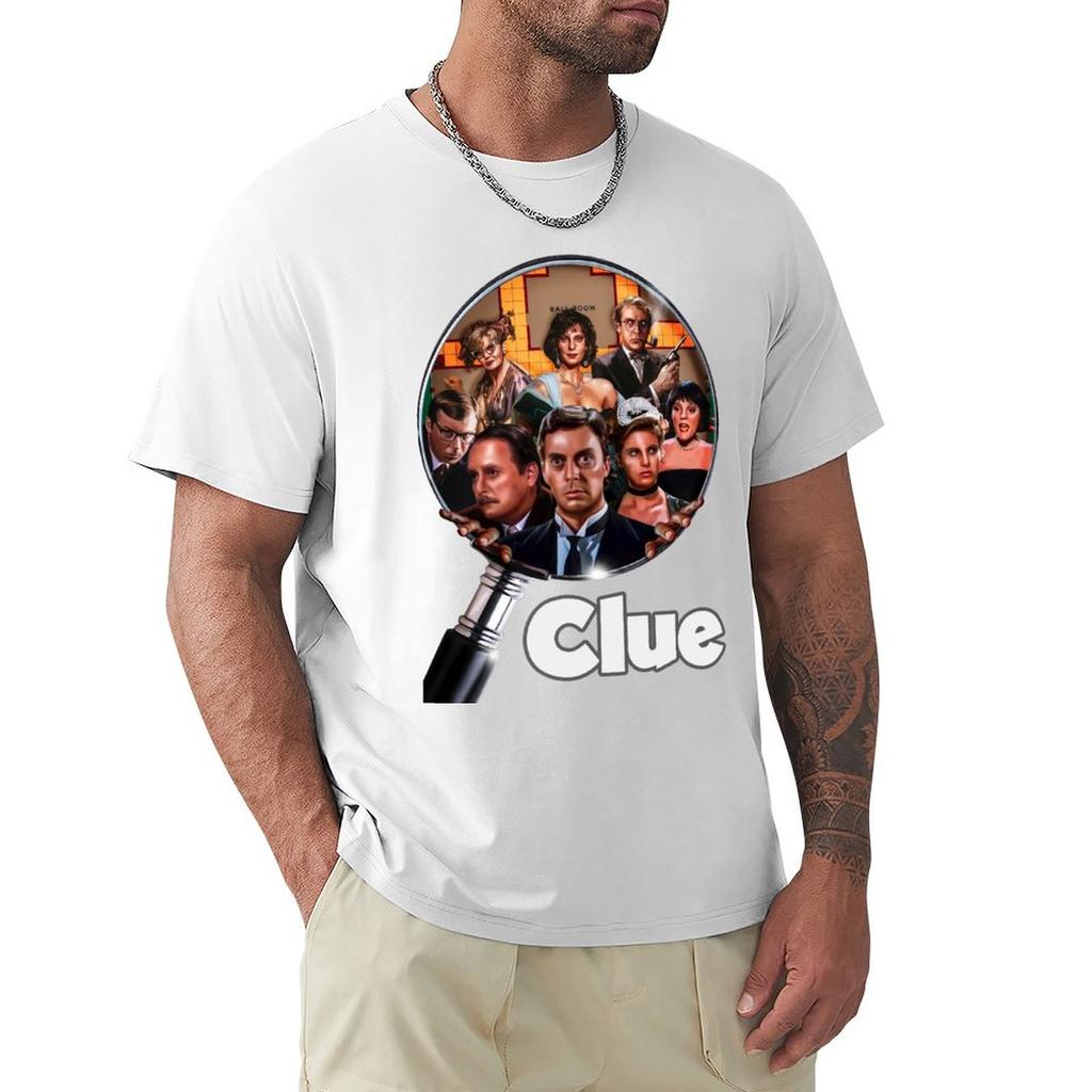 Vintage Zoom Clue Movie Squad Tshirt Sporty Breathable Short Sleeve Tshirt
