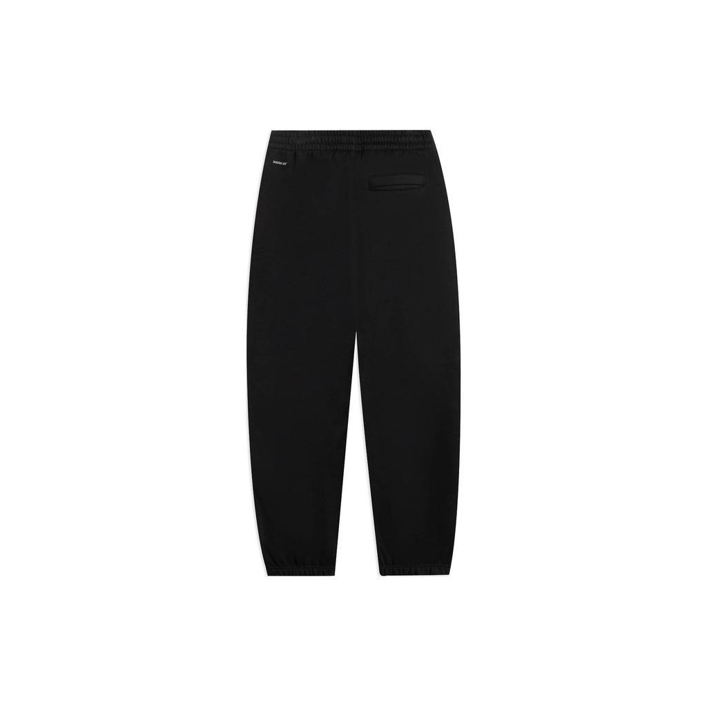 Li-Ning Sports Basketball Series Pure Color Logo Print Jogger Pants Men Bottoms Black AKLSB87-1