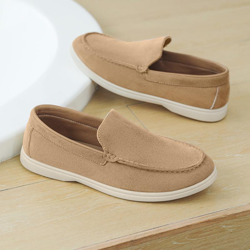 Summer Autumn Men's On Slip Loafers Daily Casual Comfortable Non Slip Breathable Lightweight Soft Sole Outdoor Walking Shoes