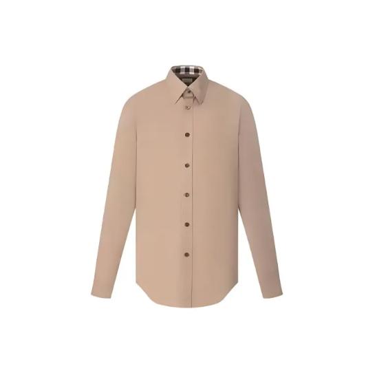 

Burberry FW23 Long-sleeved shirt Men s Khaki XXL