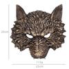 Soft Foam 3D Realistic Wolf Mask Halloween Costume Party Cosplay Role Play Prop