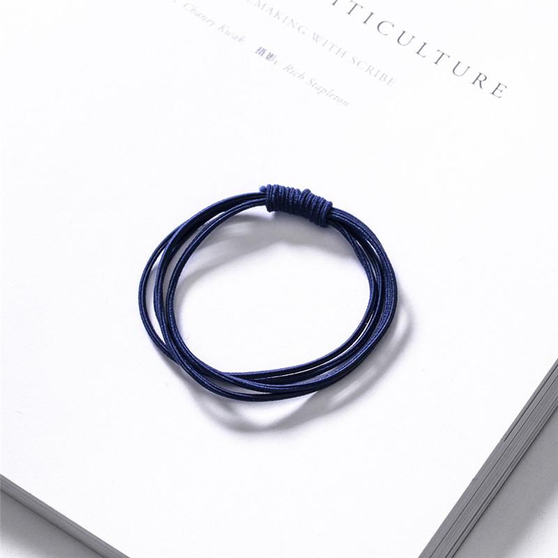 5Pcs/Lot Hair Ropes Women Girls Simple Basic Elastic Hair Rubber Bands Headwear Solid Color Headband Fashion Hair Accessories