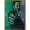John Wick Snelheidsachtervolging Retro Muurposter - Keanu Reeves Kraft Art 257
