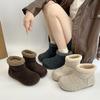 Lamb wool retro velvet thickened warm thick-soled snow boots women's new winter wear non-slip cotton shoes