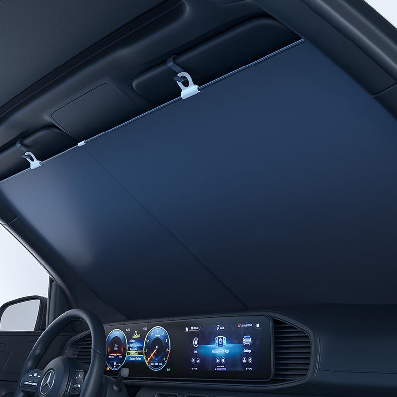 Automatic Retractable Car Sunshade - Summer Heat Protection & Insulation