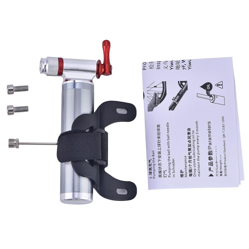 Portable Mini Lightweight Aluminum Alloy Bike Bicycle Tyre CO2 Inflator Pump