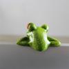Creative 3D Frog Figurine Office Computer Decoration Car Decor Funny Peep Frog Statue Home TV Ornament Garden Bonsai Miniatures