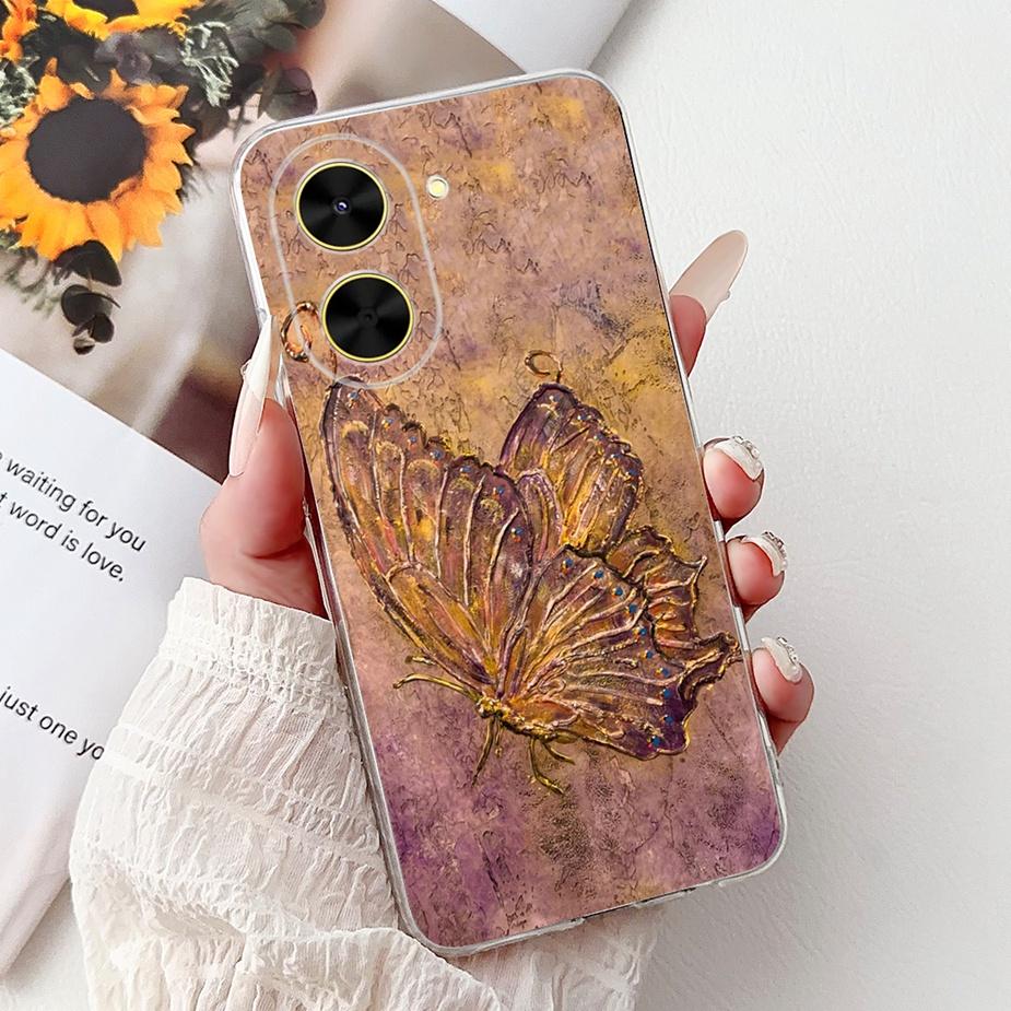 For Xiaomi Poco C71 Case Redmi A5 4G New Luxury Painted Cover Soft Silicone Phone Case For Xiaomi Redmi A5 RedmiA5 PocoC71 Shell