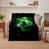 Slytherin Soft Warm Flannel Blankets Comfortable Blanket for Home Decoration Gifting