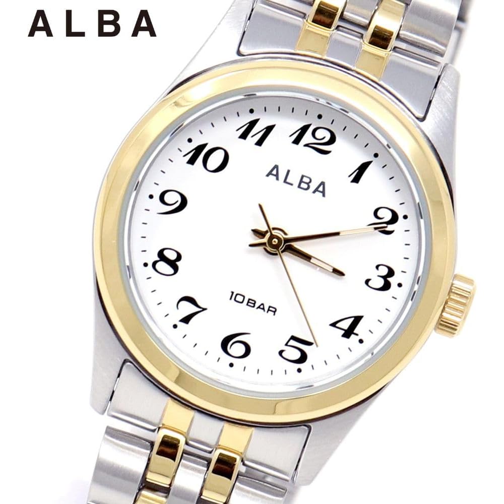 Seiko Alba Women's Quartz Watch Analog Stainless Steel 10 ATM Water Resistant Multi-Color