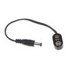 Effect Pedal 9V Battery Clip Converter Male Dcjack Plug Power Cable Snap Connector For Guitar Effect Pedal Battery Power Adapter