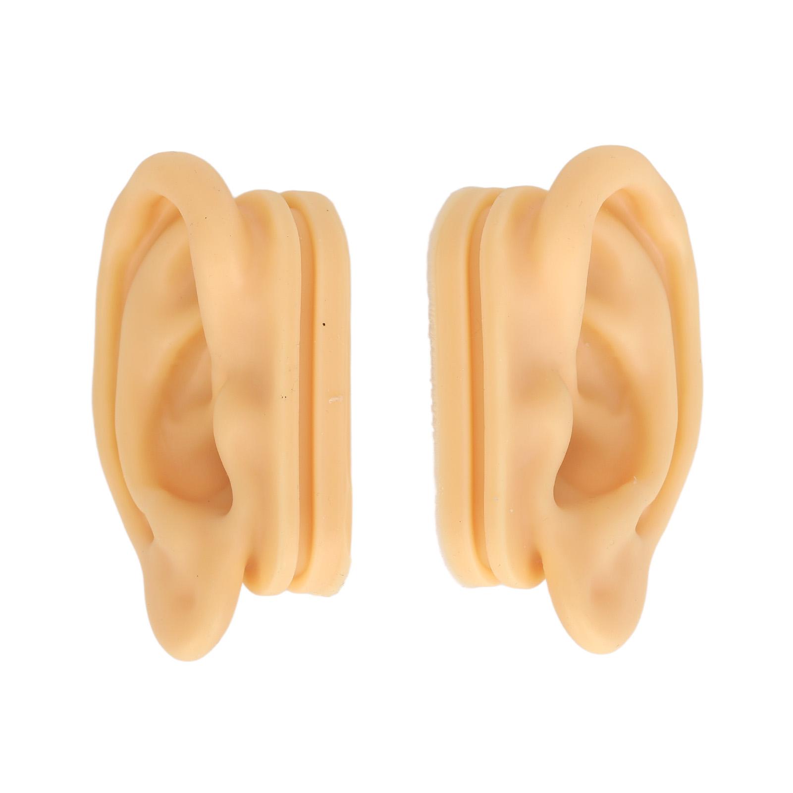 

Силиконовая модель уха Реалистичная Мягкая Левое Правое Ухо Модель для Пирсинга Практики для Серьг Наушников
