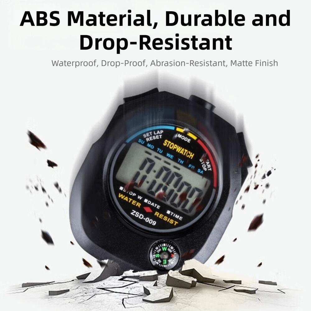 Large Display Sport Stopwatch LCD Chronograph Timer Electronic Digital Stopwatch  Track Field