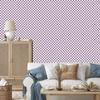 Checkerboard Wallpaper Light Gray and Purple for Living Room and Bedroom 50x1000