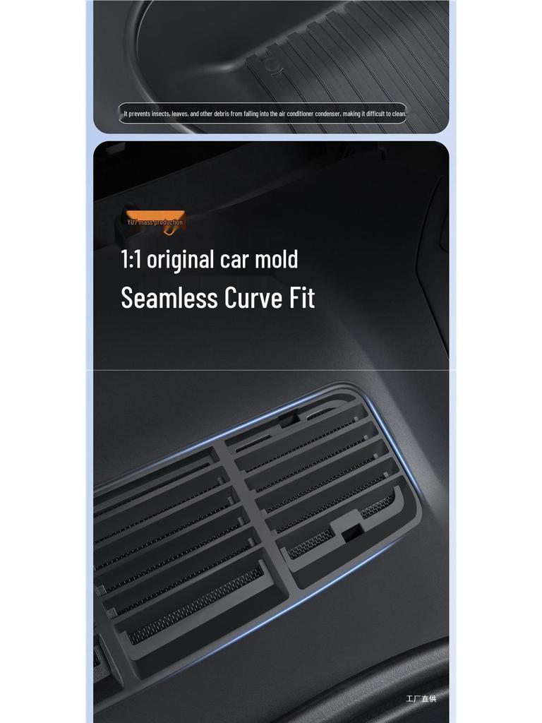 Xiaomi YU7 Front Hood Air Intake Anti-Clogging Cover and Insect Net for Engine Compartment & AC Protection