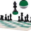 36/42/51cm Schachbrett Mittelalterliches Schachspiel Harz Reiseschachfiguren Set Interaktiv für Eltern und Kind