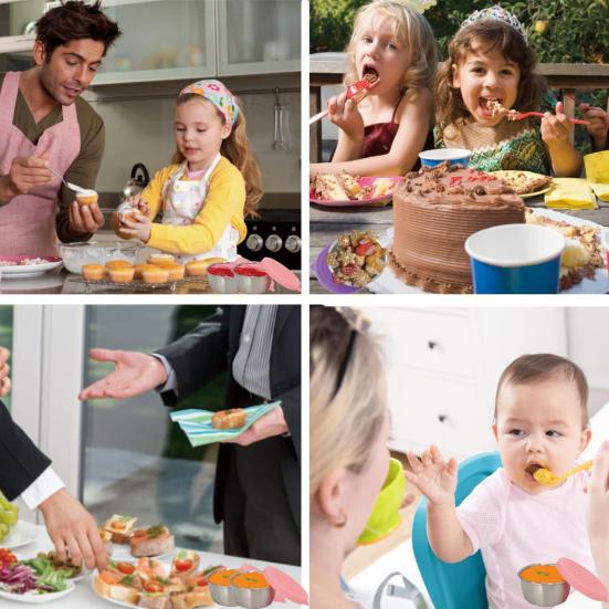 50ml Sauce Container Leakproof Reusable Pack Sauces Stainless Steel Dipping Sauce Cup with Silicone Lid for Lunch Box