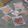 Wedding Birthday Party 100pcs/pack Thanks Candy Cookie Bags Self-adhesive Biscuit Packaging Gift Bag KTY