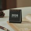 2025-2026 MUJI-Style Retro Mini INS Lunar Desktop Calendar Ornament