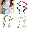 Fashionable Flower Long Waist Chain Sweet Styles Waist Belt Softable Belt for Daily Wear