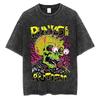 Camiseta de Algodón Lavado Holgada Oversize para Hombre y Mujer Puede ser de Manga Corta Cuello Redondo Moda Llegada de Verano Camisetas