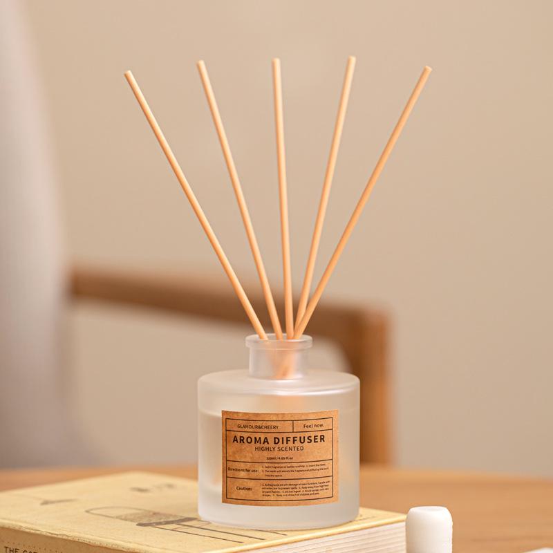 Diffusore in Rattan per Oli Essenziali Aromatici Senza Fiamma - Profumo Lunga Durata e Purificazione dell'Aria per Camere da Letto Accoglienti