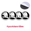 56/60/68/65mm Car Styling Wheel Center Hub Caps Rim Cover Badge Sticker For Skoda Octavia Fabia Rapid Superb Kodiaq Karoq Kamiq