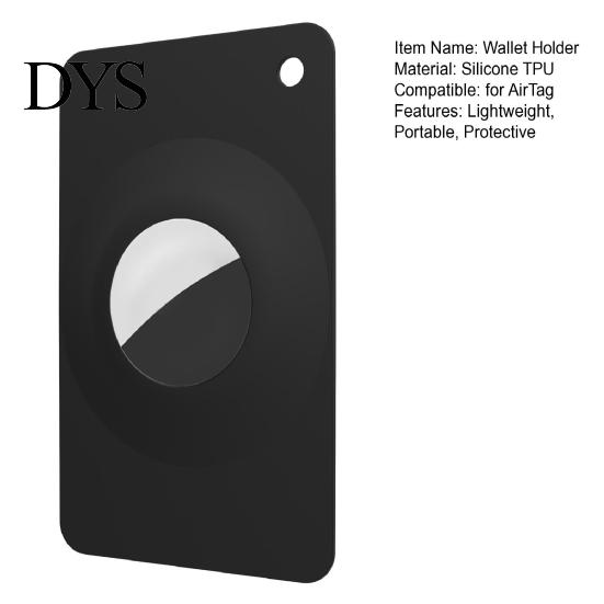 Porta Tracker Portafoglio Card per AirTag Custodia Sottile Copertura Protettiva Custodia Portatile Leggero Ultra Sottile Localizzatore Dispositivo di Tracciamento Anti-smarrimento Protezione