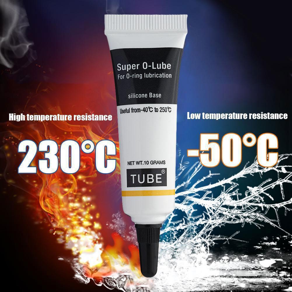 5Pcs 50g Waterproof Sealing Silicone Grease Lubricant Non-toxic Odorless O Valve Silicon Based Lubricating Grease
