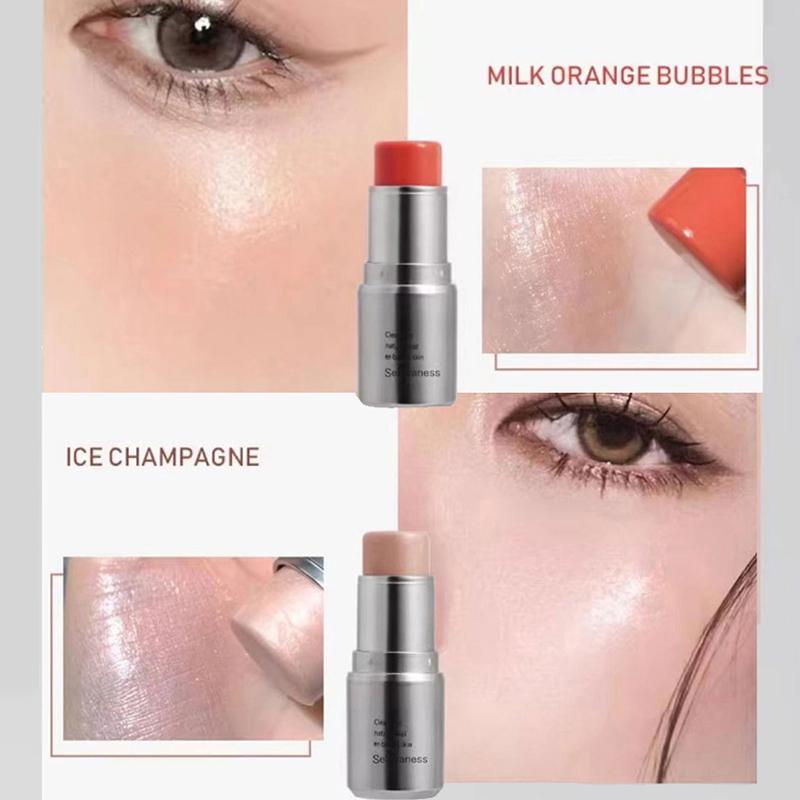 High Gloss Stick Highlighter Blush Water Light Shimmer Waterproof Face Blush Brighten Contouring Rouge
