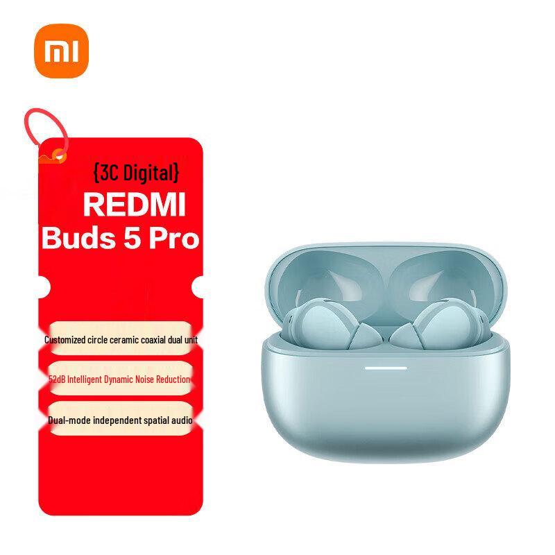 

Xiaomi Redmi Buds 5 Pro True Wireless Noise-Cancelling Earbuds
