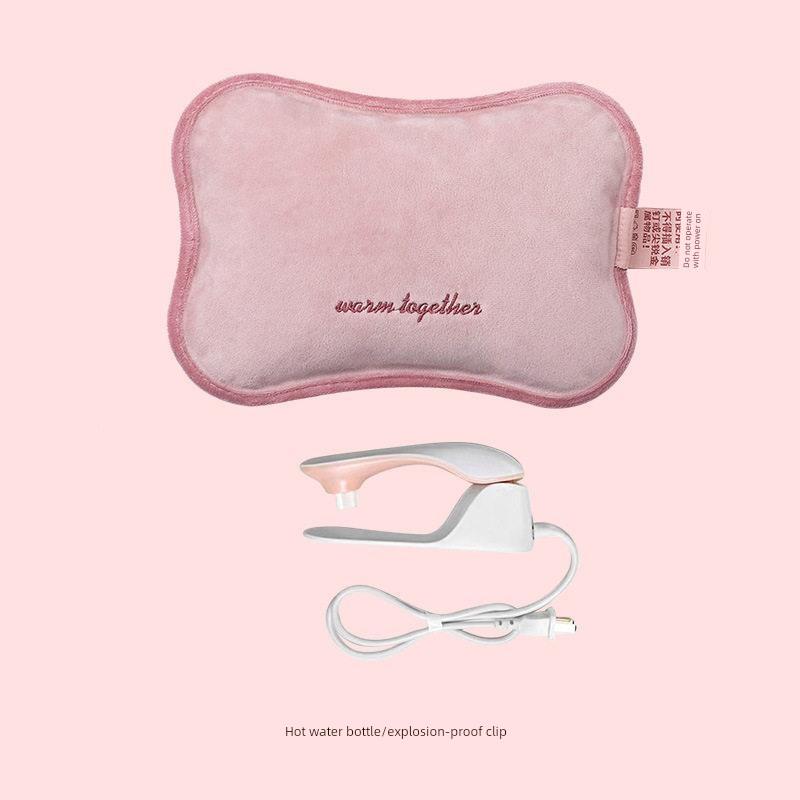 Internet-Famous Hot Water Bottle, Rechargeable Explosion-Proof Warm Water Bag, Fillable with Water and Electrically Heated, for Warming Hands