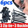 Multi-Purpose Nylon Zip Ties Car Engine Guards Underbody Panel Fastener Clip Screw Replacement Heavy Duty Self-locking Cable Tie