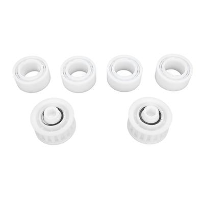 4-pack styrhjul ersättning poolrengörare styrhjul med 2 remskivor för Maytronics för Dolphin