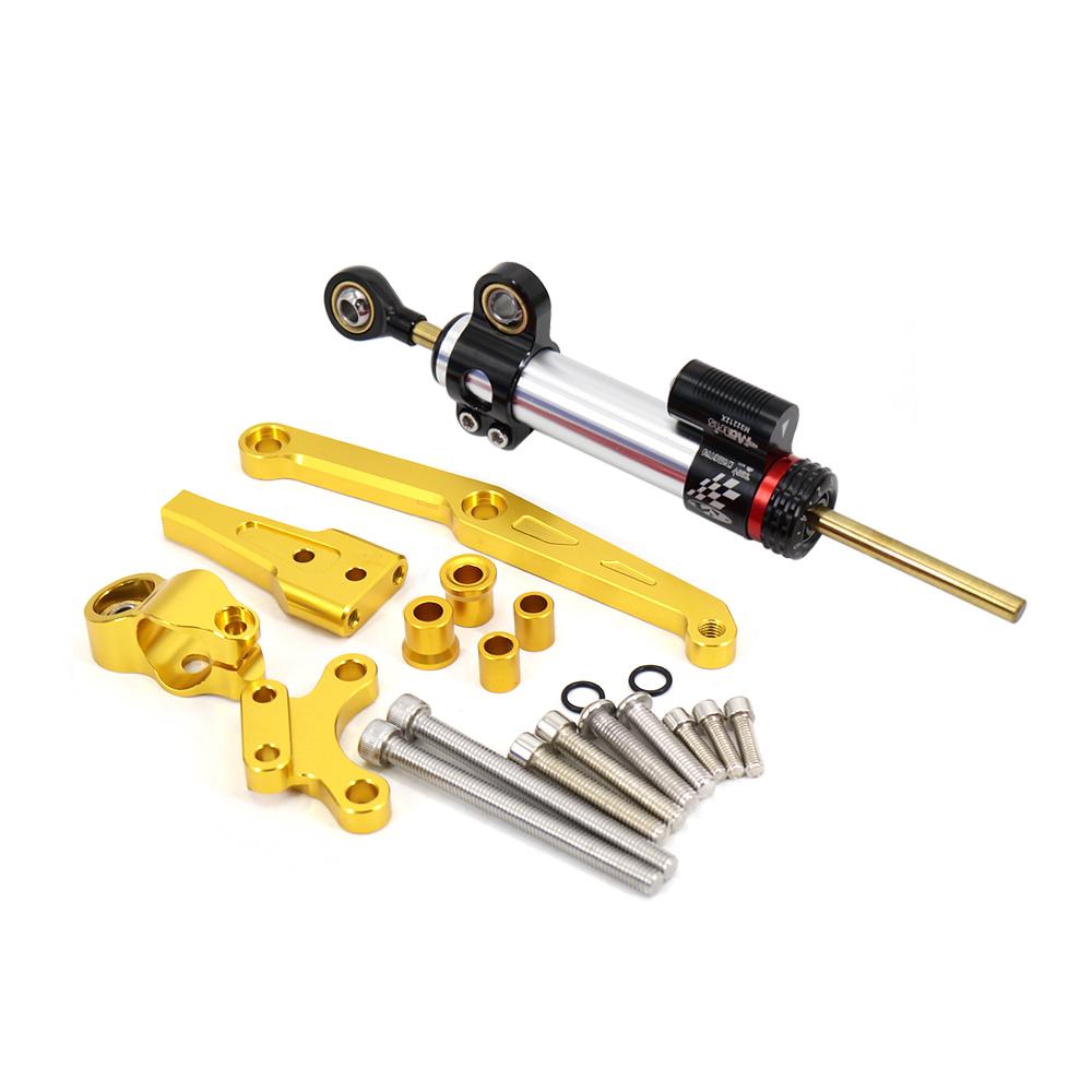 CB650R 2024-2018 Pour Honda CB 650 R CB650 R Aluminium CNC Réglable Moto Amortisseur Stabilisateur de Direction Kit de Fixation de Support
