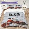 Sunset Love Heart Threepiece Set 1 Duvet Cover 2 Pillowcase Without Core Without Core Bedding Set Duvet Cover And Pillowcase