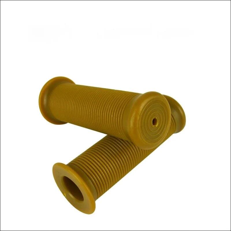 1 Pair 22mm Universal Motorcycle Handlebar Vintage Handle Grips  Rubber Bar Gel Grip Retro Rubber For Cafe Racer Bobber Custom