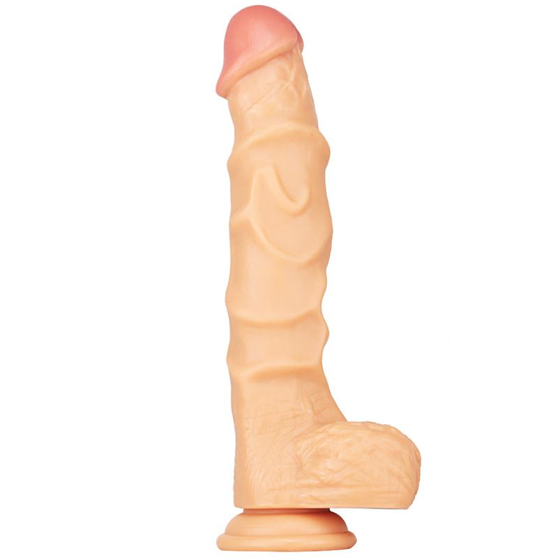 Big Keel Transparent Penis Large Simulation Fake Penis Crystal Color Female Masturbation Device Adult Products