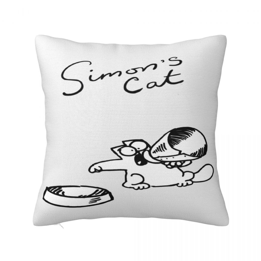 Home Decoration Simons Cartoon Cat Cats Pillowcases Stuff Pillow Covers Zippered Multi-Size