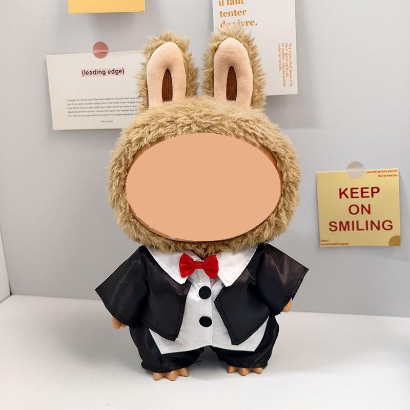 [Cloth Only] 38cm Fashionable Cartoon Toy Doll Wedding Suit Dress  Doll Accessories