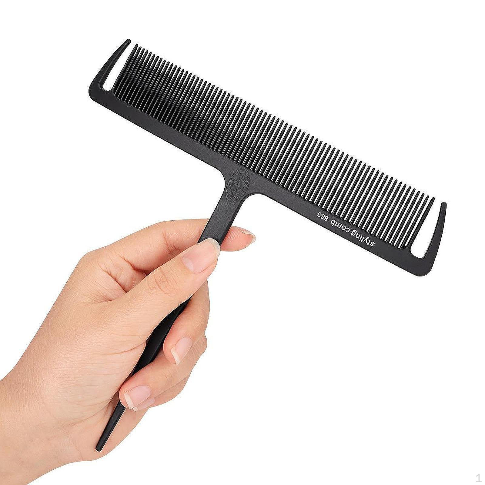 

Hair Coloring Comb, Hairdresser Styling Comb with Compact Shape, Made of Black