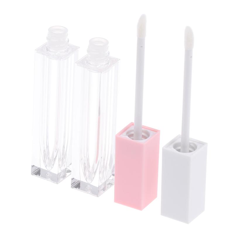 7Ml Square Lip Gloss Tubes Liquid Lipstick Bottle Empty Refillable Cosmetic Packing Container Lipgloss Sample Bottle For Diy