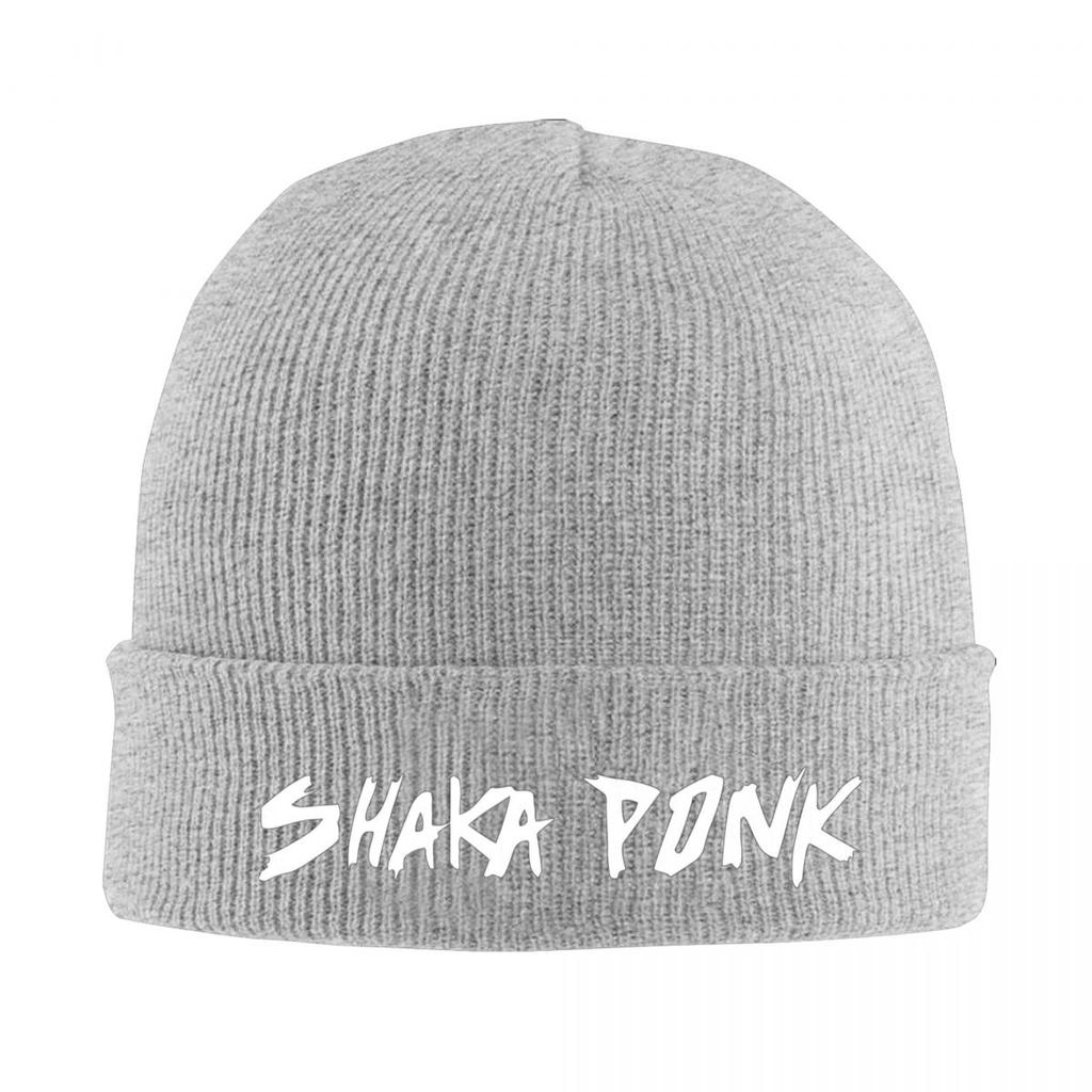Shaka Ponk Beanie Hats French Music Band Cute Caps Adult Unisex Hippie Knitted Hat Winter Design Thermal Elastic Beanie Hat