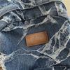 Denim Camouflage Backpack Casual Style Unisex School Bag Fashionable Travel Rucksack
