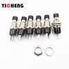 6 piccoli pulsanti circolari PBS-110/NO PBS-111/NC 2 piedi auto-resettante interruttore a pulsante interruttore a pulsante libero 7MM micro miscelazione colore