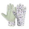 Women Floral Gardening Gloves Puncture Resistant Weeding Gloves with Anti Slip Palms Thorn Proof No Stab Gloves for Digging Planting Garden Work