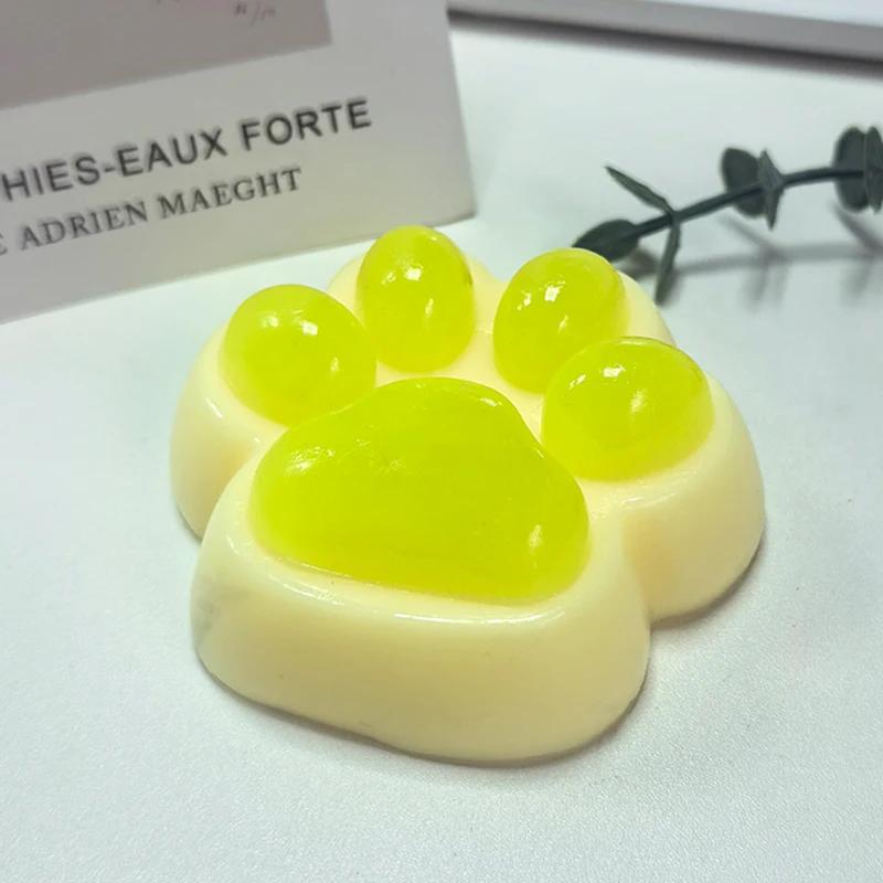 Soft Taba Squishy Cat Paw Fidget Toys  Sensory Stress Relief Toy For Kids Adults Anxiety Relaxation, Squeeze Gift For Friends