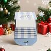 Christmas Gift Card Booklet Handmade Merry Christmas Gift Card Book Pull-out Design DIY Wow Card Holder Keepsake Gift for Holiday Xmas Party