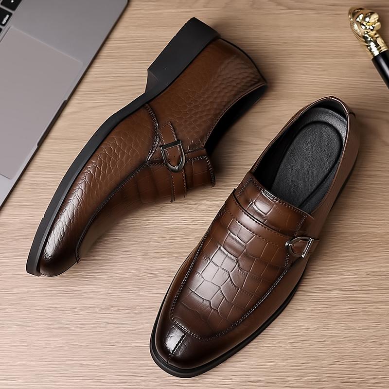 Fashion New Arrival Mens Leather Oxford Shoes Handmade Man Formal Dress Footwear Outdoor Casual Male Walking Shoes Simple Business Shoes